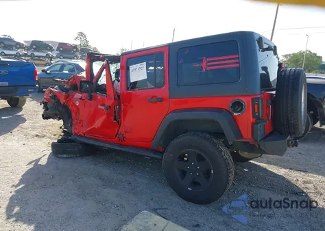 2015 Jeep Wrangler Unlimited Sport из США, поврежденный, VIN 1C4BJWDG4FL694005
